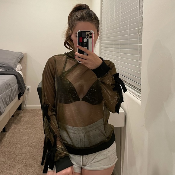 Mesh hoodie - Picture 1 of 4